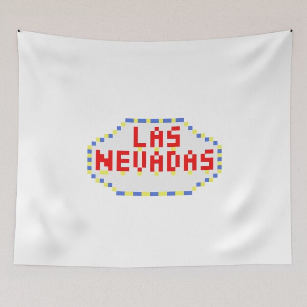 Item preview, Las Nevadas Sign Pixel Art Sticker (Dream SMP) designed and sold by artsydoodles.