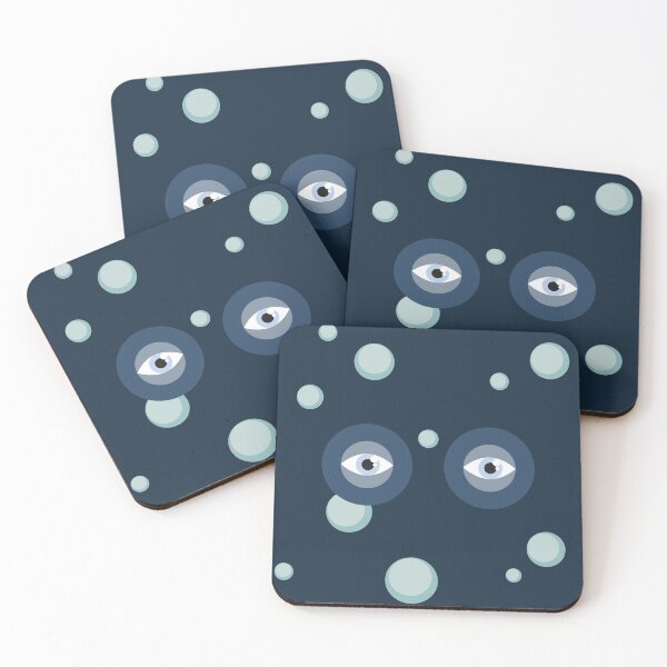Item preview, Blue funny eyeball with bulbs designed and sold by OlhaN.