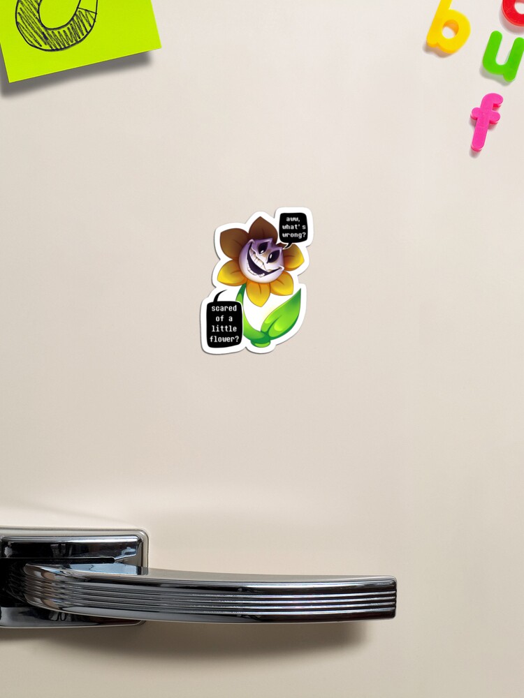 Undertale: Flowey Sticker for Sale by kotabird