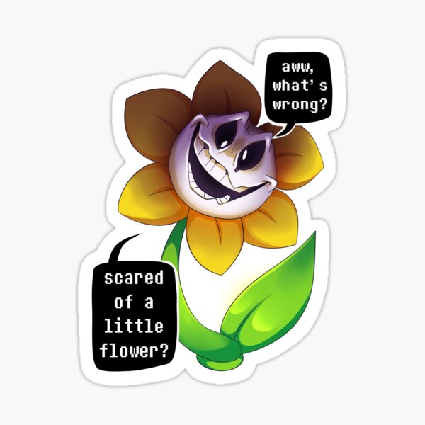 Undertale Baby Flowey Sticker - Sticker Mania