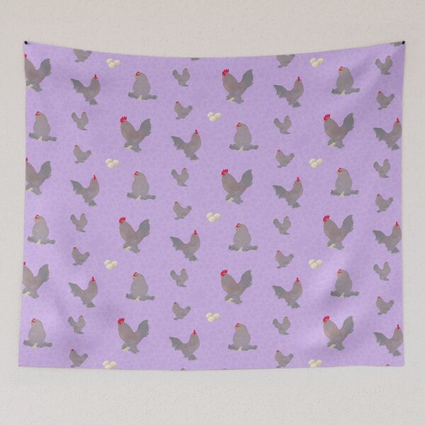Item preview, Porcelain Belgian D'Uccle Pattern Purple designed and sold by Ashley Gagnon.