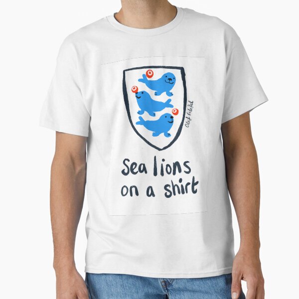 Item preview, Sea lions on a shirt designed and sold by Ofalafel.
