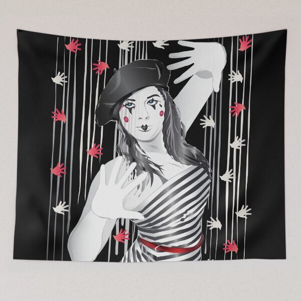 Item preview, Mime Girl Artist Pause designed and sold by Nobiya.