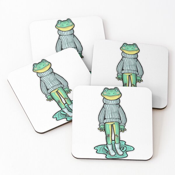 Item preview, Frog in a puddle designed and sold by luschei-art.