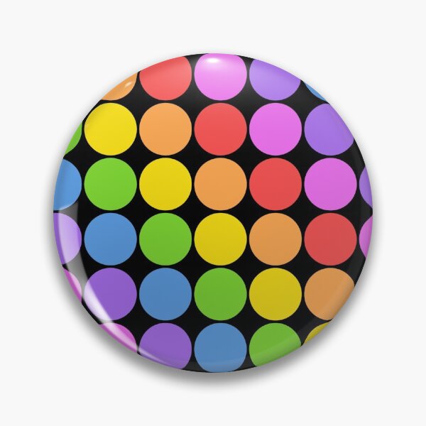 Item preview, Rainbow Dots | 70s Rainbow | Mod Rainbow Circles designed and sold by WandaStar.