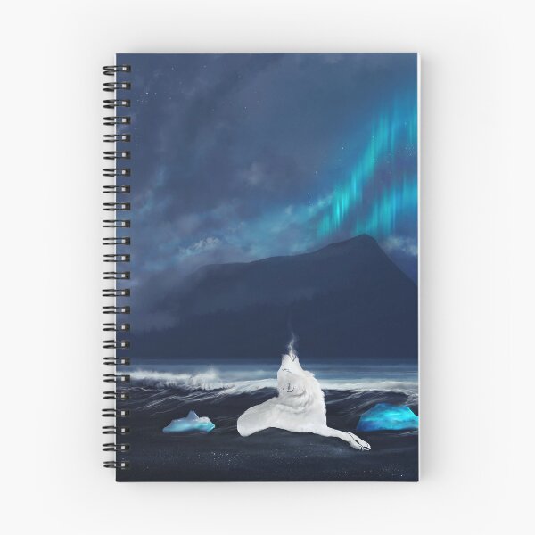 Item preview, Lobo - Hielo negro designed and sold by KovoWolf.