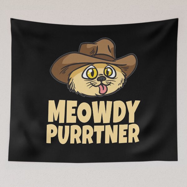 Item preview, Meowdy Purrtner designed and sold by Moonpie90.