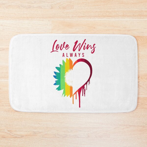 Item preview, Love Always Wins Rainbow Sunflower Heart Melting designed and sold by Dmetalx Art Apparel.