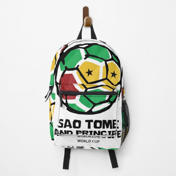 Item preview, Sao Tome and Principe Football Country Flag designed and sold by KewaleeTee.