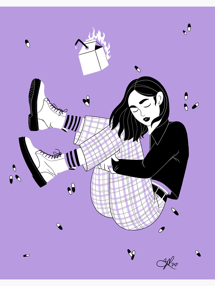 "Candy Coated Lies" Sticker by ZoeLipman Redbubble