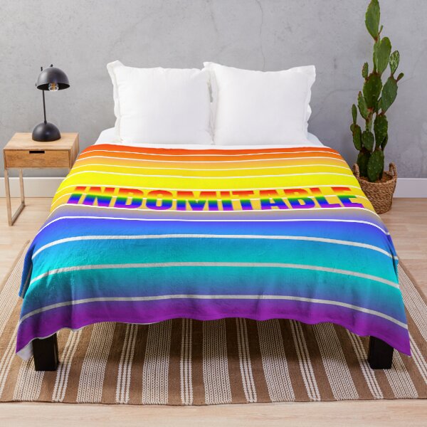 Item preview, INDOMITABLE - That cannot be subdued or overcome in PRIDE colors designed and sold by PotentiaImo.