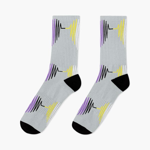 Item preview, Non-binary heartbeat | LGBTQ Pride designed and sold by Petra Becker.