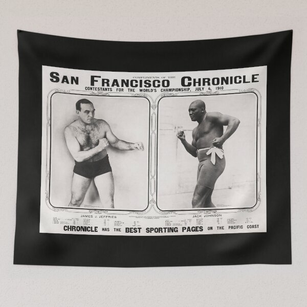 Item preview, Jack Johnson VS James J. Jeffries - World's Championship Promotion - 1910 designed and sold by warishellstore.