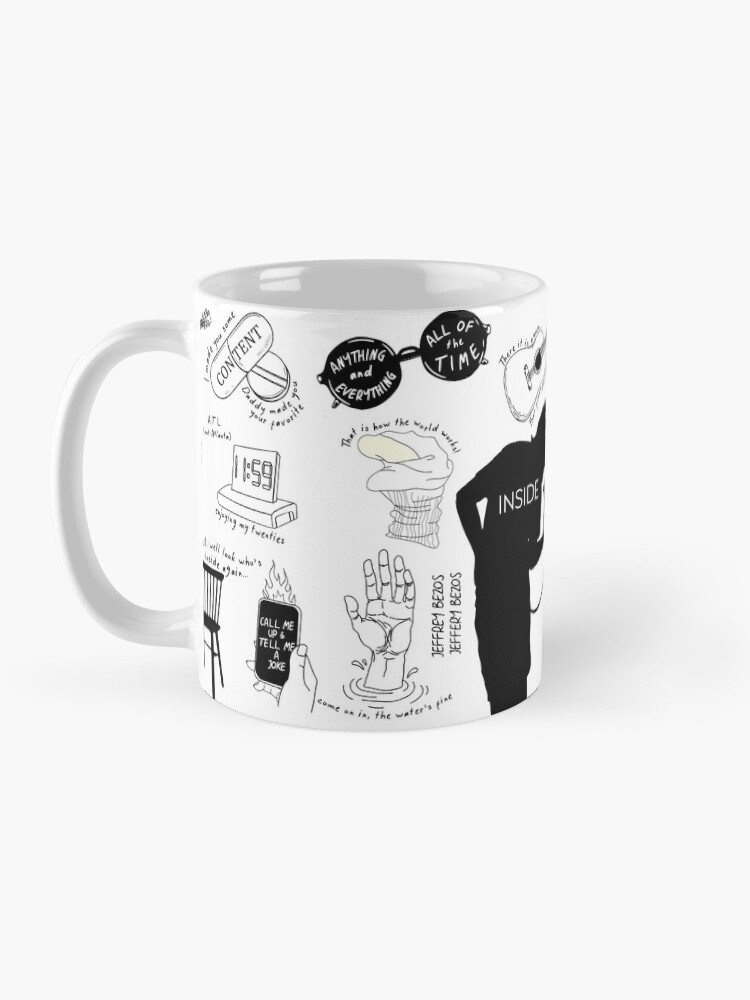 Alternate view of Inside sticker pack (Bo Burnham) Mug
