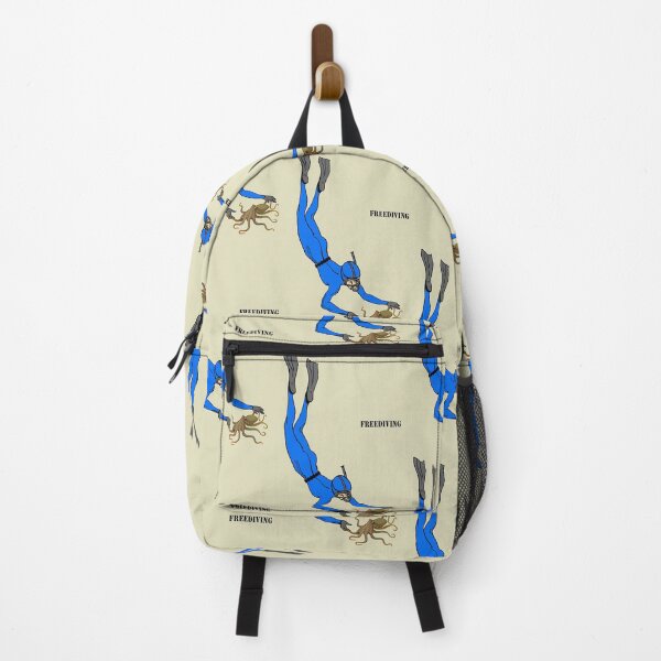 Item preview, Freediving Diver Observing an Octopus Underwater designed and sold by urmaddad.