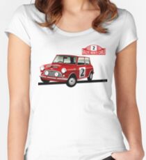 1966 Rallye Monte Carlo Women's Fitted Scoop T-Shirt