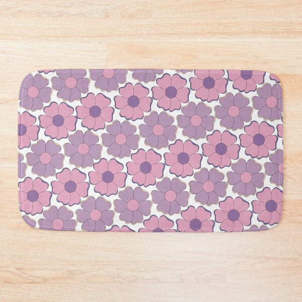 Item preview, Pink and violet flowers designed and sold by ideiarte.