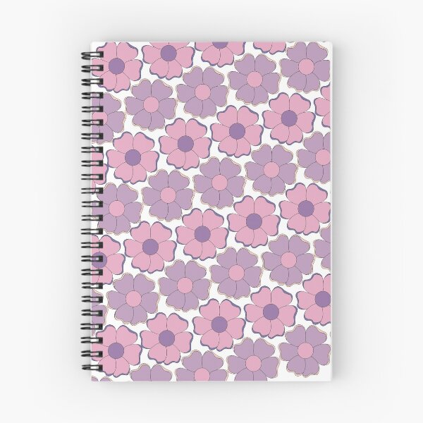 Item preview, Pink and violet flowers designed and sold by ideiarte.
