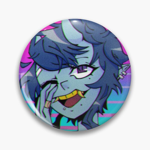 Item preview, Vaporwaved Oni designed and sold by ROADKILLARTS.