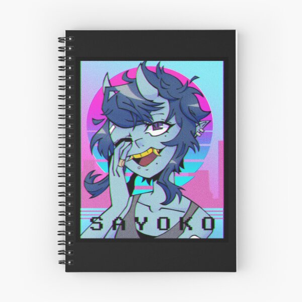 Item preview, Vaporwaved Oni designed and sold by ROADKILLARTS.