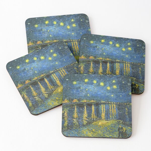 Item preview, Starry Night Over The Rhone Van Gogh Painting designed and sold by ind3finite.