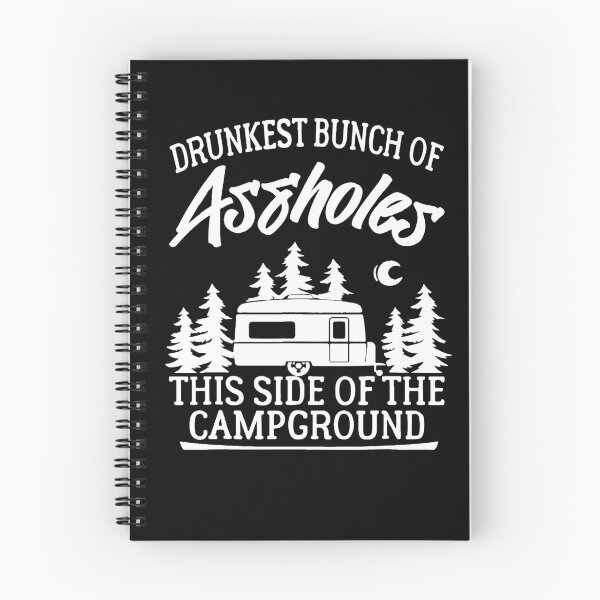 Item preview, Drunkest Bunch Of Assholes Happy Camper Funny Camping  designed and sold by BanBay.