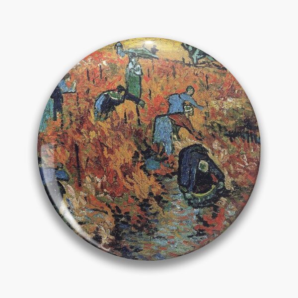 Item preview, The Red Vineyard Van Gogh Painting designed and sold by ind3finite.