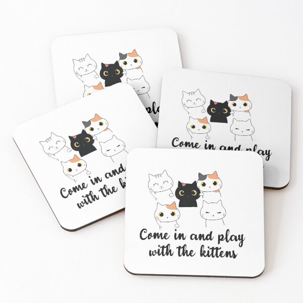 Item preview, Come in and play with the kittens, cute cats  friendship gifts  designed and sold by DANT-shirts.