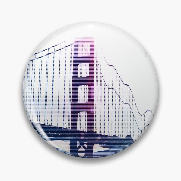 Item preview, Golden Gate Bridge Glitch designed and sold by ShaireProd.