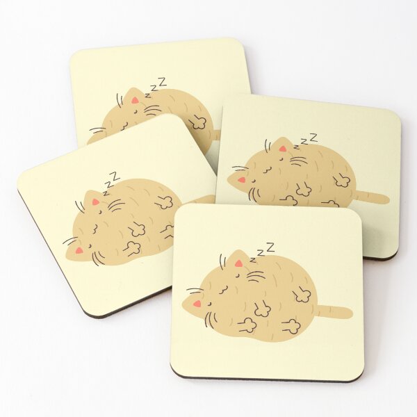 Item preview, Sleeping potato cat designed and sold by Nikamii.