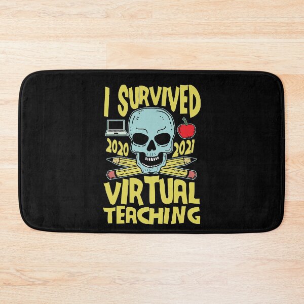 Item preview, I Survived Virtual Teaching Funny End of Year Remote Teacher designed and sold by Kawaiindoodle.