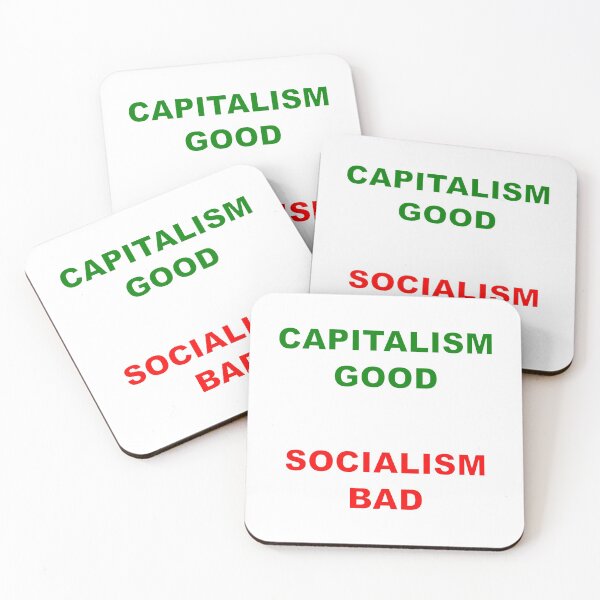 Item preview, CAPITALISM GOOD SOCIALISM BAD designed and sold by Electricitees.