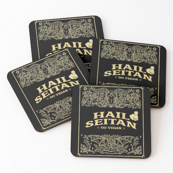 Item preview, Hail Seitan Go Vegan - Sarcastic Plant Based designed and sold by jrobdesignz.