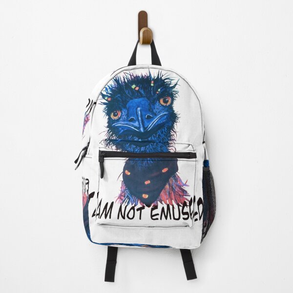 Item preview, I am not emused hippie funny emu pun designed and sold by Tracey  Bartlett.
