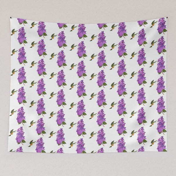 Item preview, Summer Flowers Hummingbird designed and sold by GL Digital Artwork .