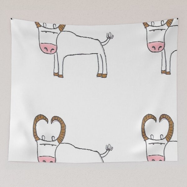 Item preview, bored mountain goat designed and sold by Nyah Justice.
