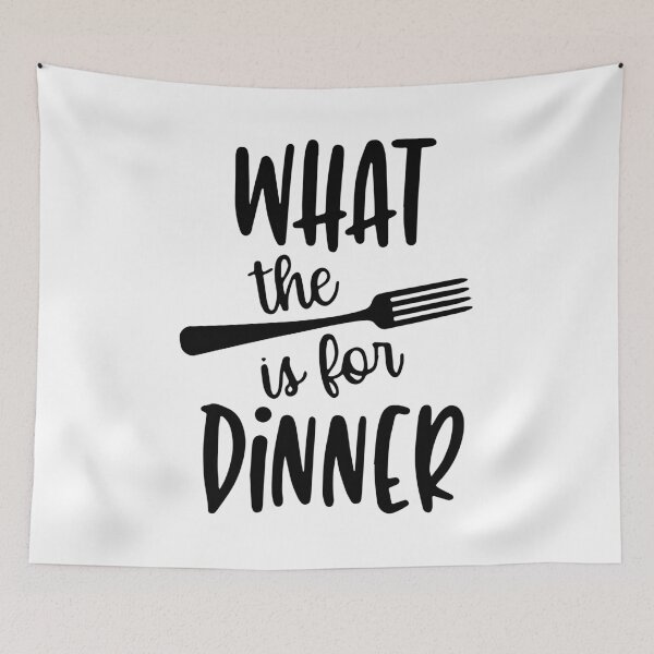 Item preview, What The Fork Is For Dinner designed and sold by ZimbomDesigner.