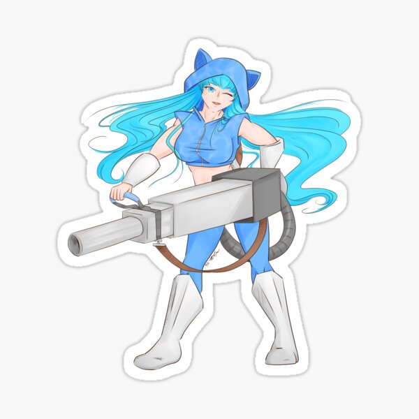 Blue Sticker