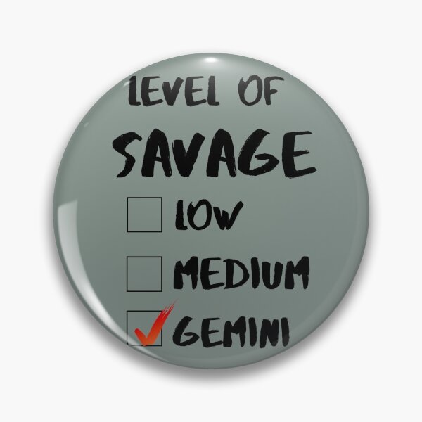 Artikelvorschau, Level Of Savage Gemini Shirts T-Shirt entworfen und verkauft von chanat3659.