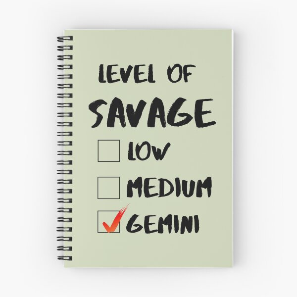 Item preview, Level Of Savage Gemini Shirts Tee designed and sold by chanat3659.