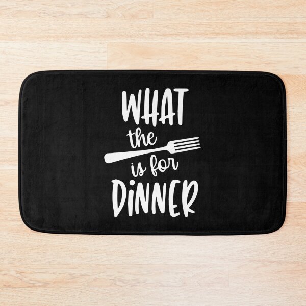 Item preview, What The Fork Is For Dinner Sign designed and sold by ZimbomDesigner.
