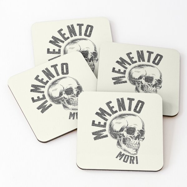 Item preview, MEMENTO MORI, Vintage and Punk Skull, Latin typography. designed and sold by REDPRINT Studio.