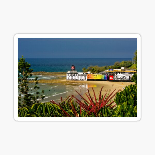Quiksilver Pro venue at Snapper Rocks Sticker