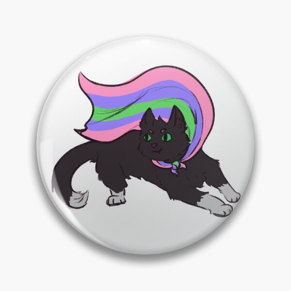 Item preview, Trigender Pride Caped Cat designed and sold by machokoolkat.