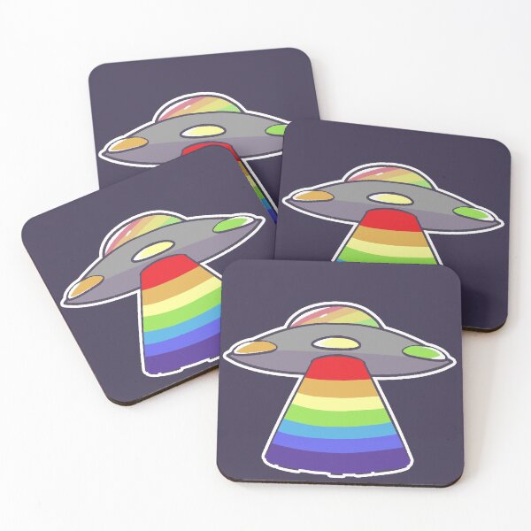 Item preview, Rainbow Pride UFO designed and sold by ThePlanetarium.