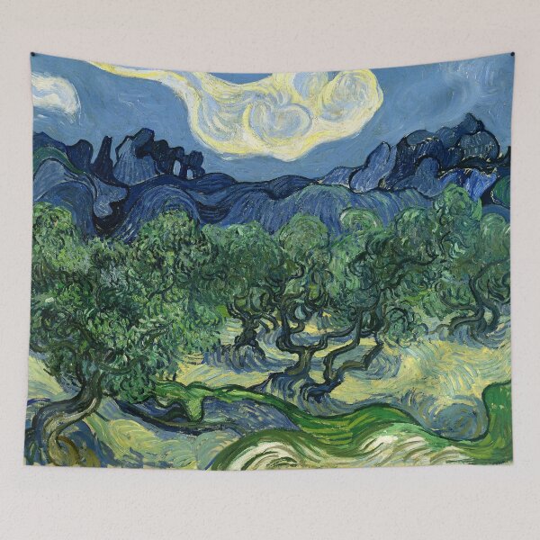 Item preview, Van Gogh Olive Trees With The Alpilles designed and sold by ind3finite.