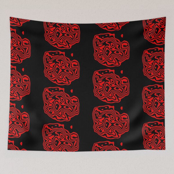 Item preview, Contour design - black and red designed and sold by rahilvalani.