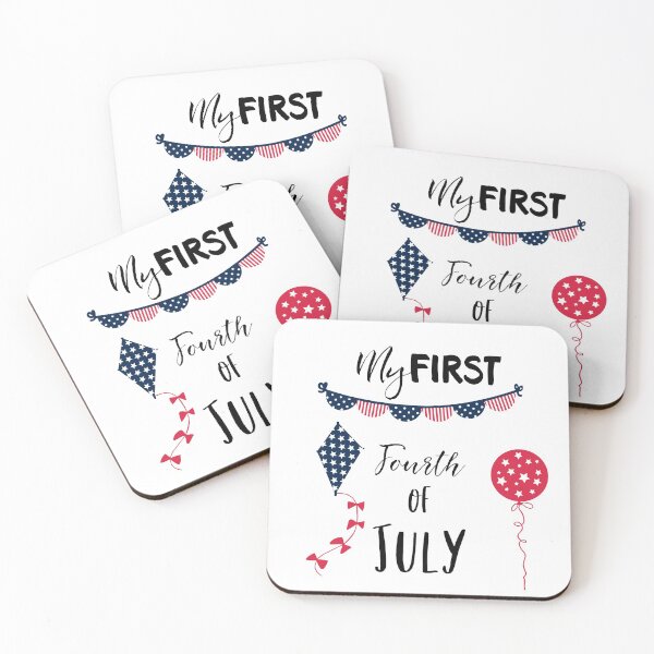 Item preview, My first fourth of July with a kite and balloon designed and sold by IndependentLife.