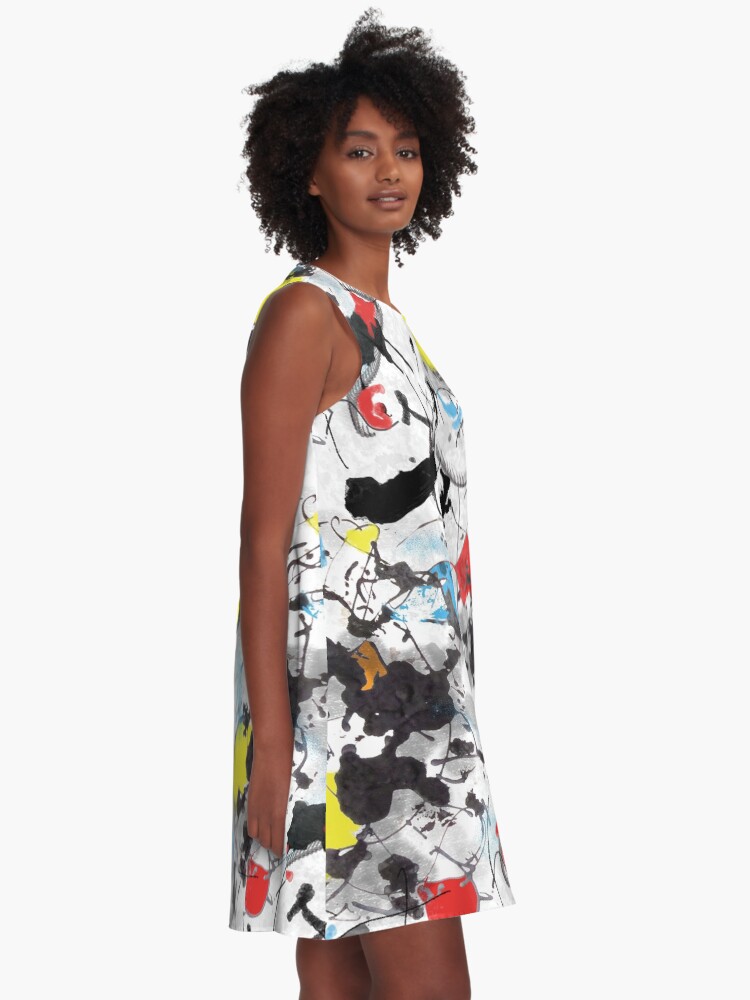 Alternate view of Americasia-Map A-Line Dress