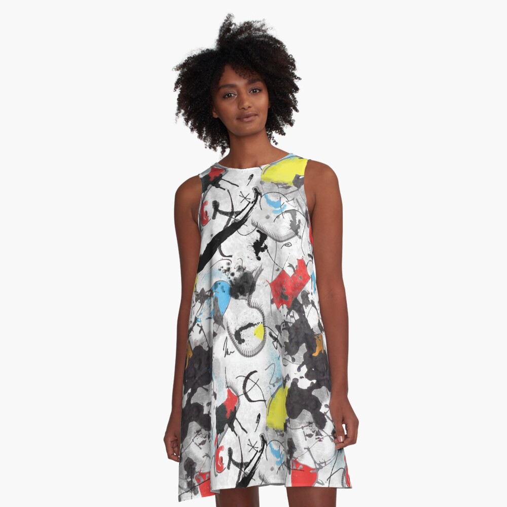 Americasia-Map A-Line Dress